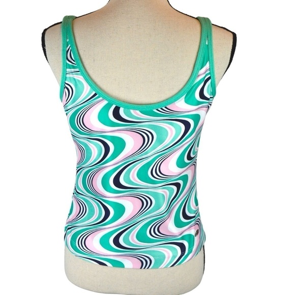Adidas‎ Wave Climalite Tankini with Built In Shelf Bra, Medium - Picture 7 of 9